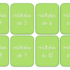 Juego de cartas múltiplos y divisores - Imagen 3