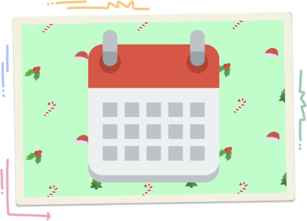 Calendario adviento editable